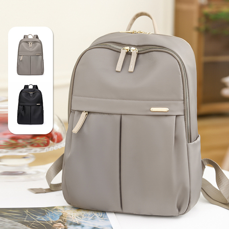 Casual Commuting Backpack for Women, High-End Feel, Multifunctional Fashionable Laptop Backpack, Versatile Simple Large Capacity Travel Bag