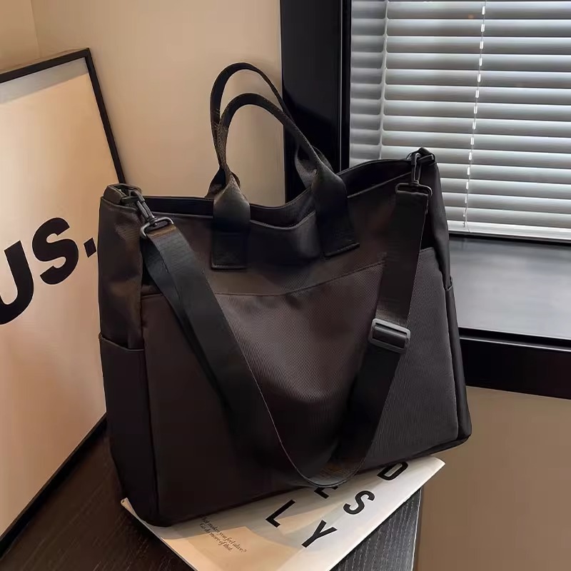 Nylon Fabric Large Bag New 2025 Niche Casual Versatile Handheld Tote Bag for Women Large Capacity Single Shoulder Crossbody Bag