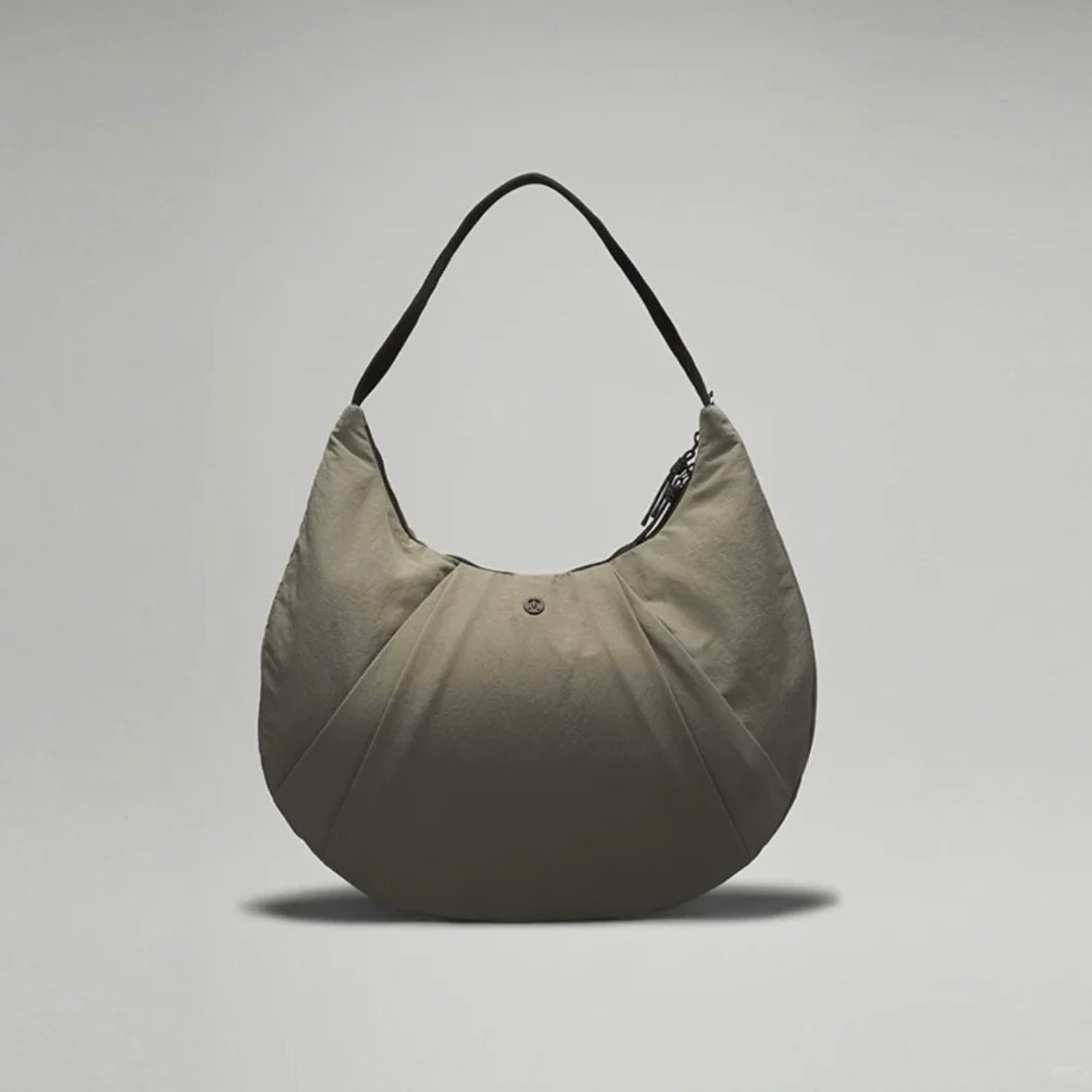 Lulul Same Style Women's Bag Wholesale 10L Waterproof Nylon Yoga Bag Underarm Lightweight Large Capacity Horn Crescent Bag for Women